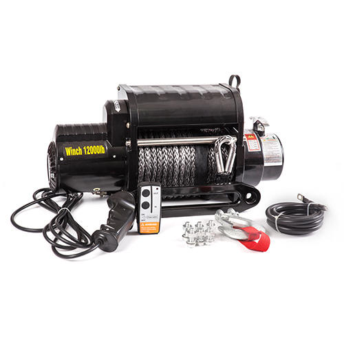 12V/24V 4x4 electric winch off road winch-SIC12.0WX synthetic rope
